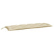 Claire Cushion for Bench with Tie Ropes, Beige Tufted Oxford Fabric