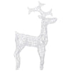 Outdoor Reindeer Christmas Decoration 90 Cool White LEDs Acrylic BM325938