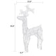 Outdoor Reindeer Christmas Decoration 90 Cool White LEDs Acrylic BM325938