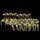 6 Reindeers Outdoor Christmas Decor, 8 Light Effects, 120 Gold LEDs