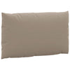 Paom 3pc Outdoor Pallet Cushions Hollow Fiber Taupe Oxford Fabric BM325942