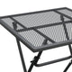 Zofi Outdoor Dining Breakfast Bistro Table Foldable Mesh Top Gray BM325951