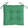 Zia Outdoor Cushion for Chair Set of 4 Non-Slip Ropes Green Fabric BM325954