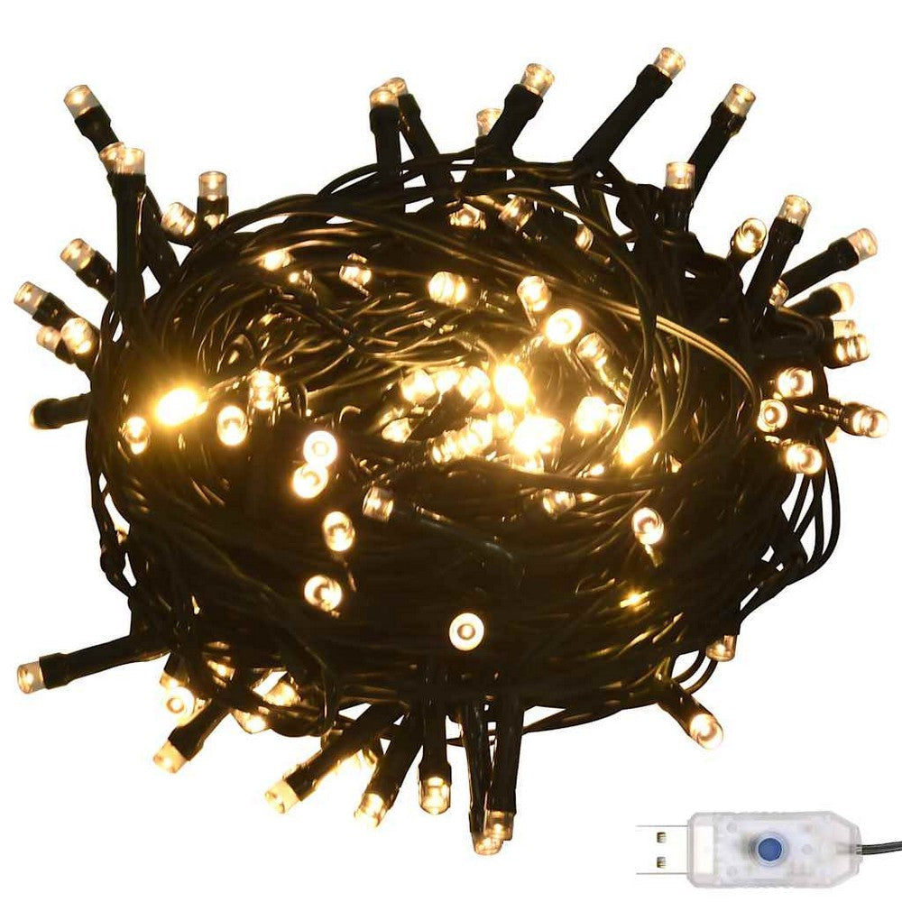 61pc Christmas Ornament Set w Topper LED String Lights White Silver BM325966