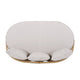 Outdoor Sofa Daybed, PE Rattan Woven Frame, Cushions, Natural Brown