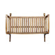 Outdoor Rocking Loveseat Bench 50 Inch Natural Brown Acacia Wood BM325986