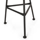 Tee Outdoor Side End Table 20’’ Rattan Weave Glass Top Steel Legs BM326016