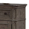 Sideboard Buffet Cabinet 2 Storage Drawers 56’’ Rich Oak Brown Wood BM326055