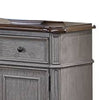 Sideboard Buffet Console 6 Drawers 2 Cabinets 60’’ Gray Brown BM326056