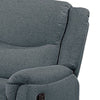 Ammy Manual Recliner Chair Pillow Top Arms Dark Gray Faux Burlap BM326072