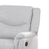 Ammy Manual Loveseat with Pillow Arms 53’’ Wood White Faux Burlap BM326076
