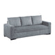 Billy Convertible Sofa Bed, Low Profile Legs, Gray Corduroy 85"