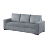 Billy Convertible Sofa Bed Low Profile Legs Gray Corduroy 85’’ BM326084