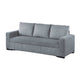 Billy Convertible Sofa Bed Low Profile Legs Gray Corduroy 85’’ BM326084