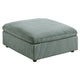 Joana Cocktail Ottoman Sage Green Corduroy Modular Square 39’’ BM326089