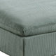 Joana Cocktail Ottoman Sage Green Corduroy Modular Square 39’’ BM326089