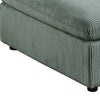 Joana Cocktail Ottoman Sage Green Corduroy Modular Square 39’’ BM326089