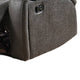 Charles Manual Recliner Chair Smoke Gray Faux Leather Solid Wood BM326094