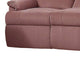 Karry Manual Recliner Sofa Blush Pink Velvet Solid Wood Frame 73’’ BM326102
