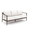 Fena 4pc Outdoor Sofa 2 Chairs and Coffee Table Set Ivory Cushions BM326210