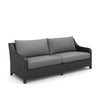 Kyl 2pc Outdoor Sofa and Coffee Table Set Woven Gray Frame Cushions BM326217