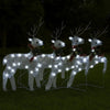 Garden 4pc Outdoor  Christmas Decoration, 80 Cool White LEDs