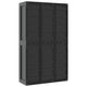 Kion Outdoor Storage Cabinet w 2 Doors, Shelves, 38" Classic Black