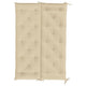 Claire 2pc Outdoor Cushion for Bench Tufted Light Beige Oxford Fabric