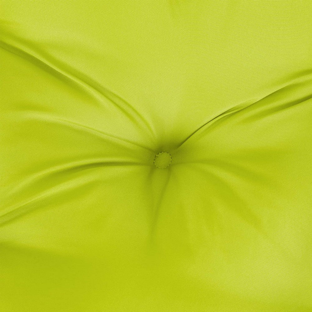 Claire 2pc Outdoor Cushion for Bench Tufted Green Oxford Fabric