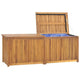 Misty Outdoor 59’’ Storage Box Weather Resistant Brown Acacia Wood