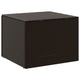 Outdoor Garden Storage Box Removable Bag Brown Poly Rattan Woven BM326340
