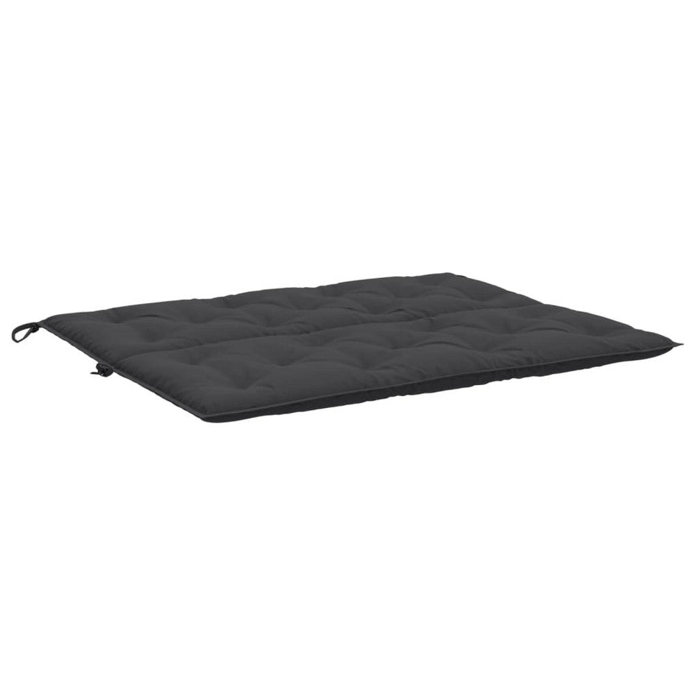 Claire Outdoor Cushion for Bench, 47", Black Tufted Oxford Fabric