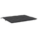 Claire Outdoor Cushion for Bench, 47", Black Tufted Oxford Fabric