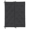 Claire Outdoor Cushion for Bench 47’’ Black Tufted Oxford Fabric
