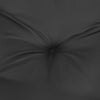 Claire Outdoor Cushion for Bench 47’’ Black Tufted Oxford Fabric