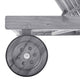 Kaye Outdoor Sun Lounger, 79" Acacia Wood Frame, Dark Gray Polyester