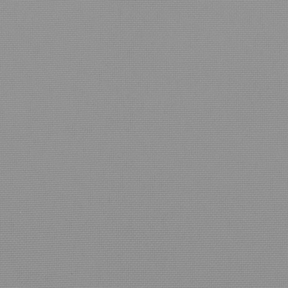 Claire Outdoor Cushion for Bench 47’’ Light Gray Tufted Oxford Fabric BM326369