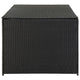 Outdoor Storage Box with Gas Lift 71’’ Rectangular Black Rattan BM326371