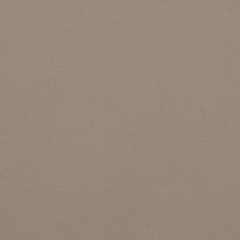 Claire Outdoor Cushion for Bench Button Tufted Taupe Fabric 59’’ BM326391