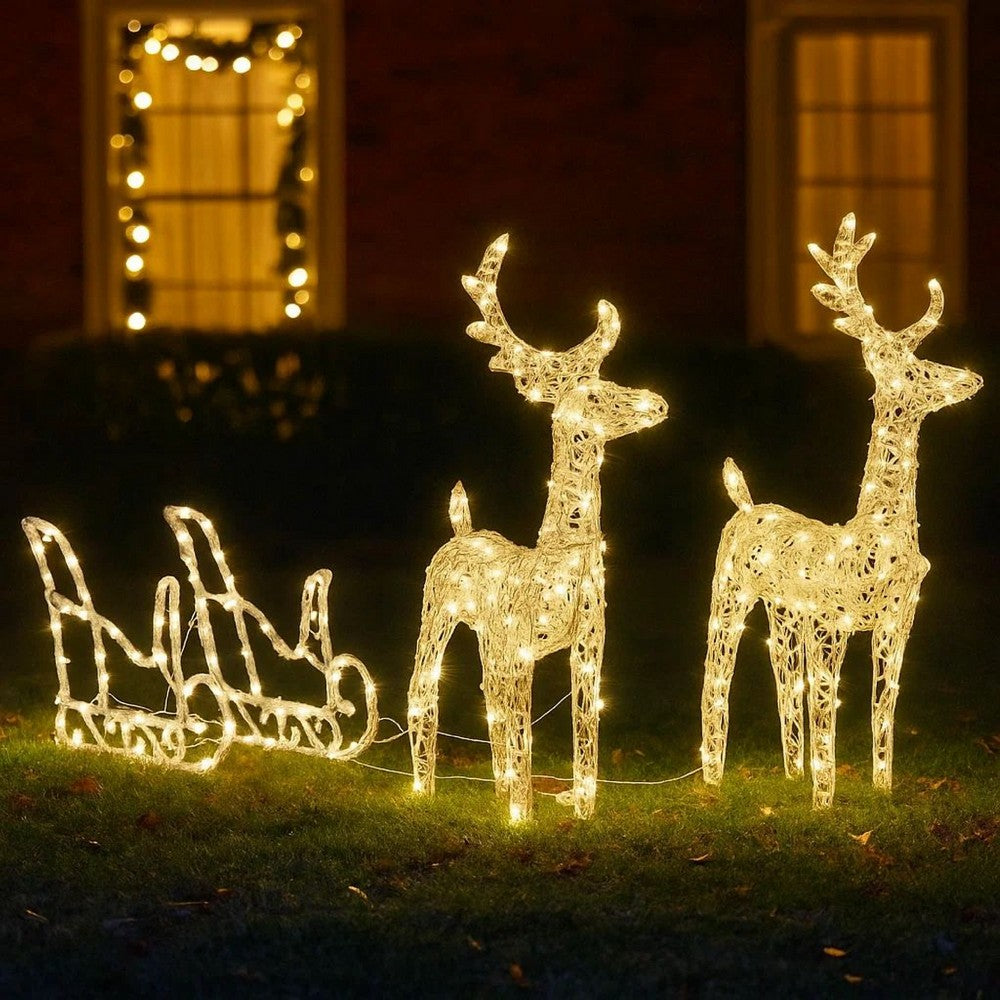 2pc Outdoor  and  Christmas Decoration, 160 Blue LEDs