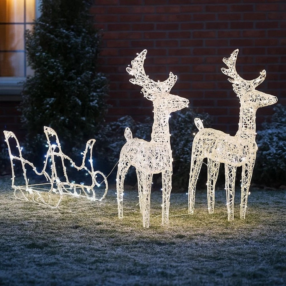 2pc Outdoor  and  Christmas Decoration, 160 Blue LEDs