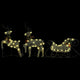 Edy 7pc Outdoor  and  Christmas Decoration, 140 Gold LED