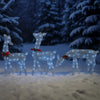 Edy 6pc Outdoor Christmas  Decor Set, 180 Cool White LEDs