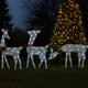 Edy 6pc Outdoor Christmas  Decor Set, 180 Cool White LEDs