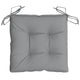 Kia Outdoor Cushion For Set of 2 | Square Gray Oxford Fabric BM326422