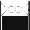 Dina 4 Panel Room Divider Screen | Black Fabric and Iron Frame | 63’’ BM326441