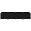 Outdoor Garden Raised Flower Bed | 63 x 16 Black Polypropylene Frame BM326448