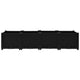 Outdoor Garden Raised Flower Bed | 63 x 16 Black Polypropylene Frame BM326448