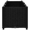 Outdoor Garden Raised Flower Bed | 63 x 16 Black Polypropylene Frame BM326448