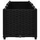 Outdoor Garden Raised Flower Bed | 63 x 16 Black Polypropylene Frame BM326448